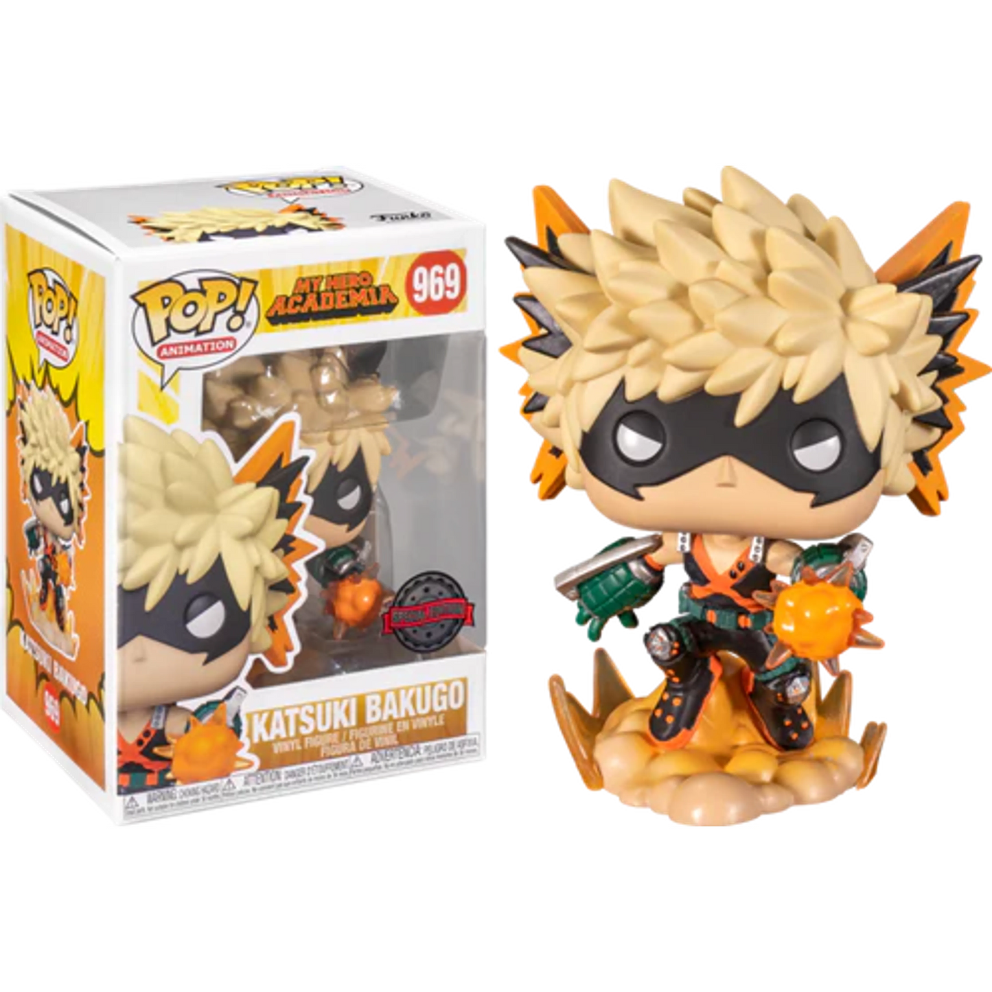 My Hero Academia - Katsuki Bakugo with Explosion Funko Pop! (DAMAGED BOX)