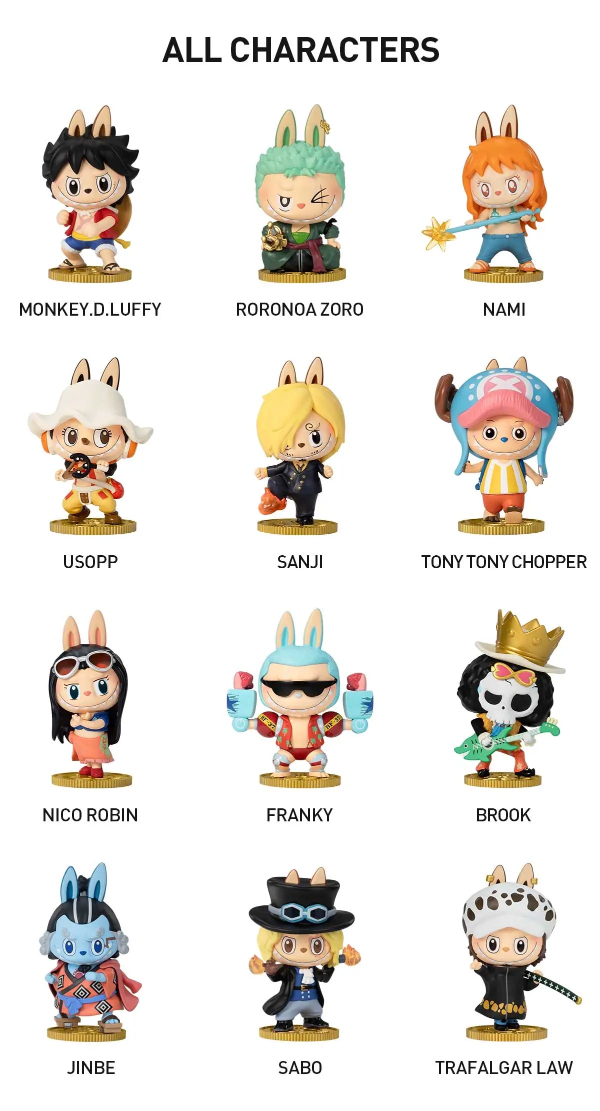 The Monsters x One Piece Blind Box Series