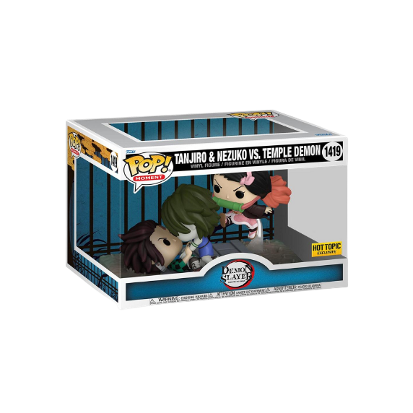 Demon Slayer - Tanjiro & Nezuko Vs. Temple Demon Funko Pop! Moment