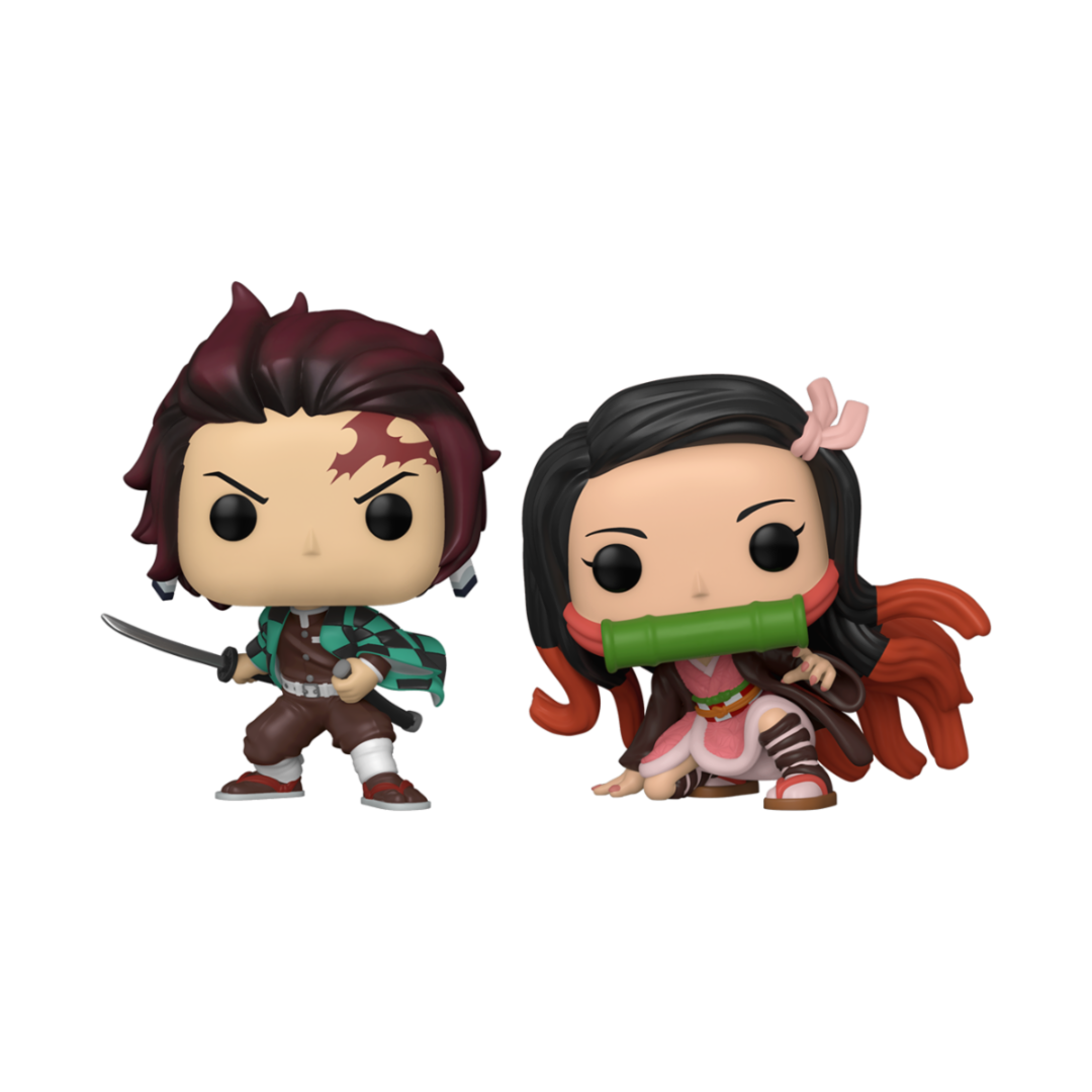 Demon Slayer - Tanjiro & Nezuko Funko Pop! 2-Pack Vinyl Figure