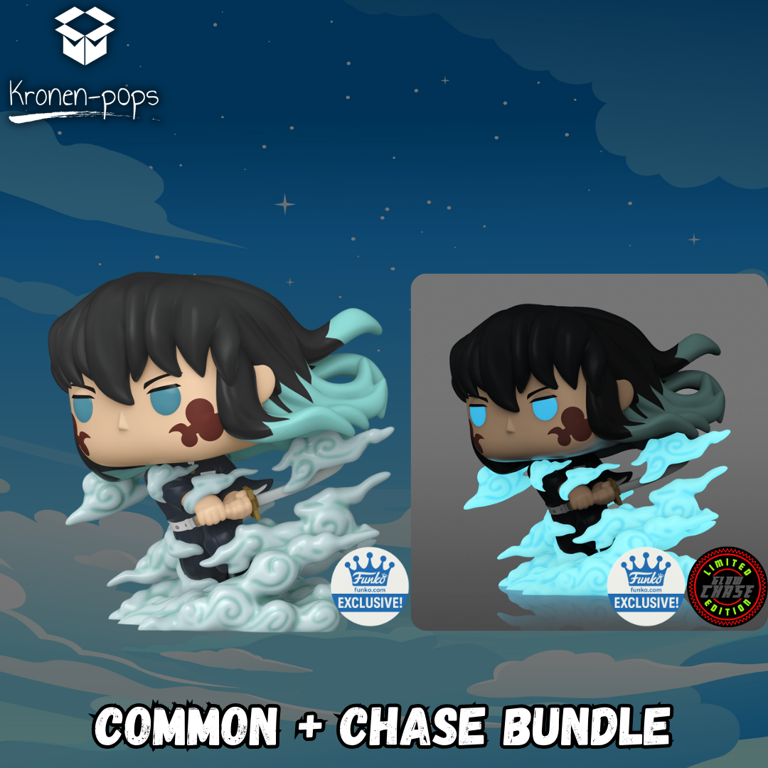 Demon Slayer - Muichiro Tokito (Mist Breathing) Common + Chase Funko Pop! Bundle