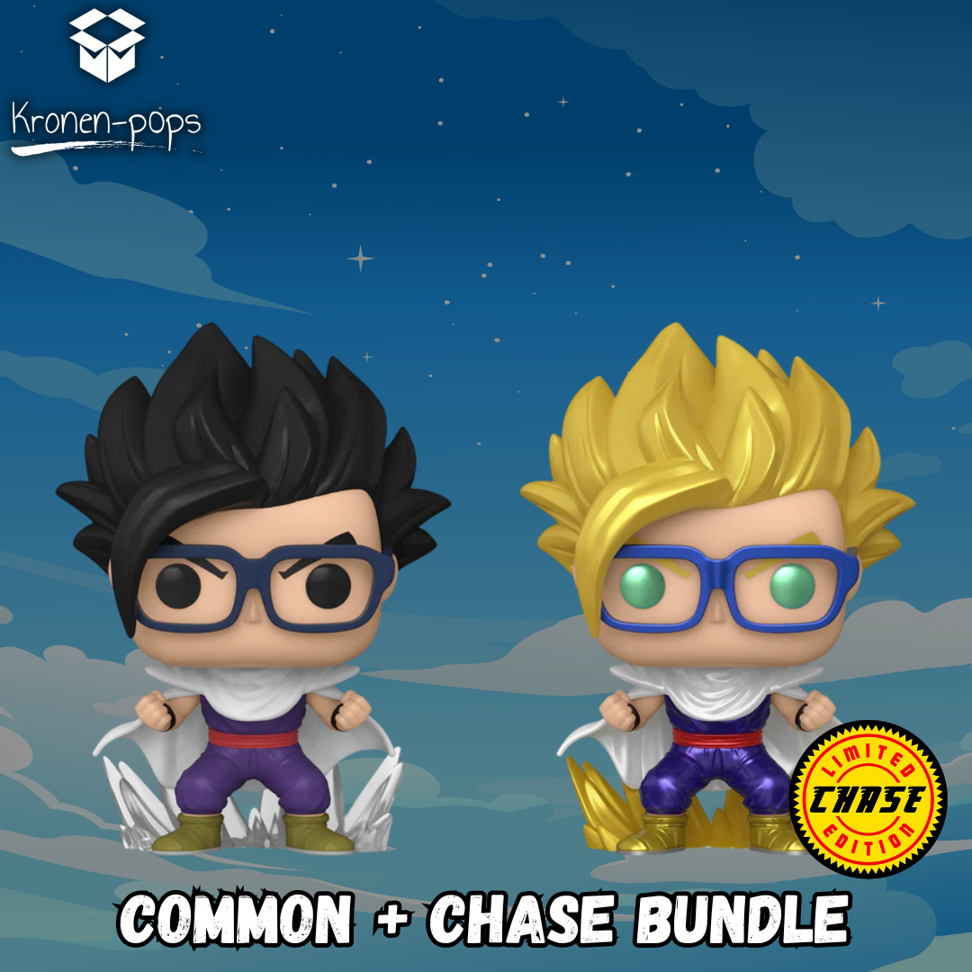 Dragon Ball: Super Hero - Gohan In Cape Common + Chase Funko Pop! Bundle