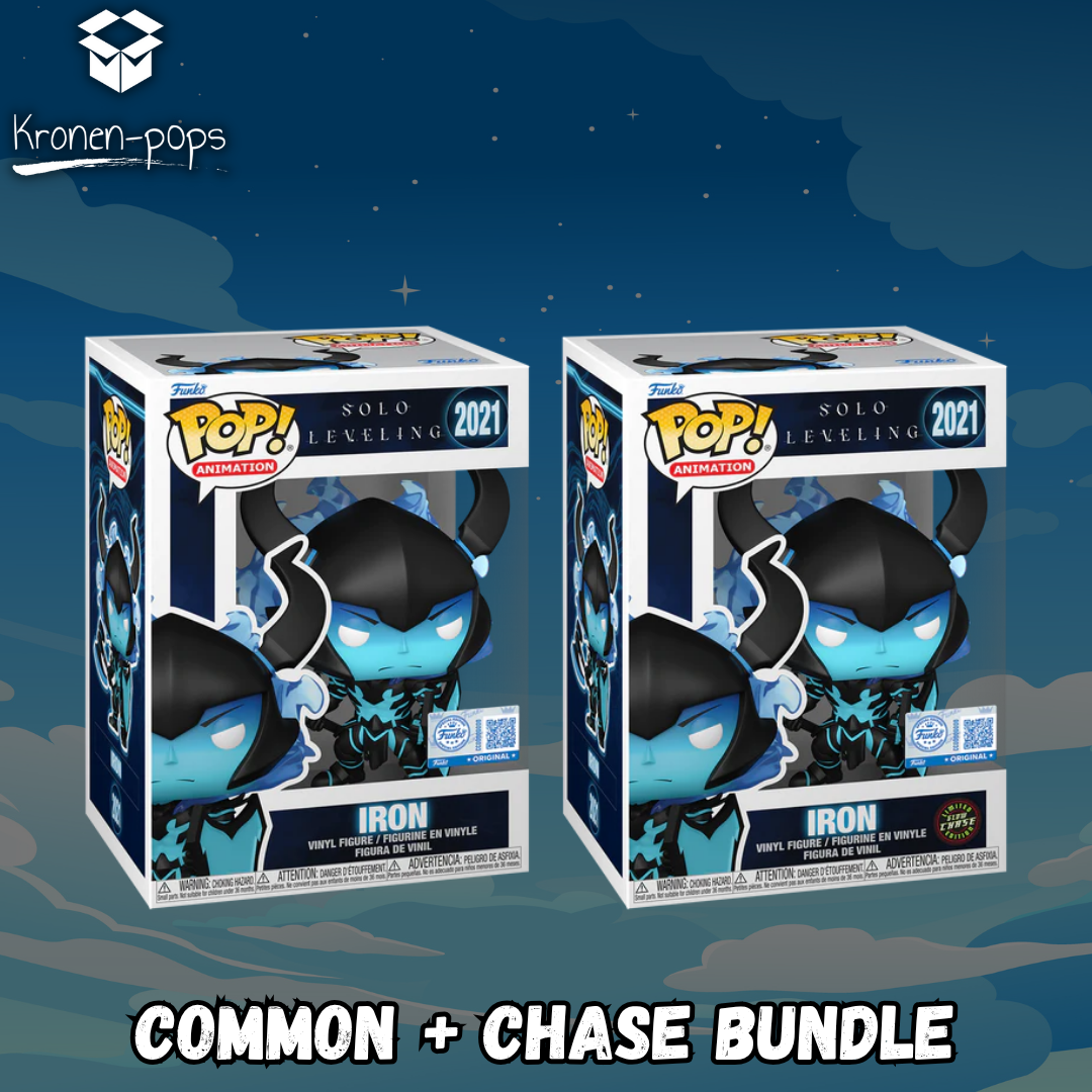 Solo Leveling - Iron #2021 Common + Chase Funko Pop! Bundle