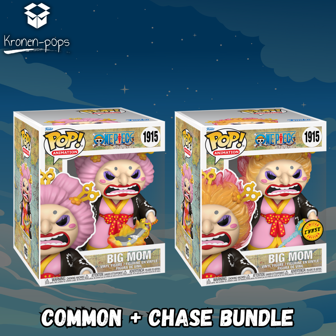 One Piece - Big Mom #1915 Common + Chase Funko Pop! Bundle