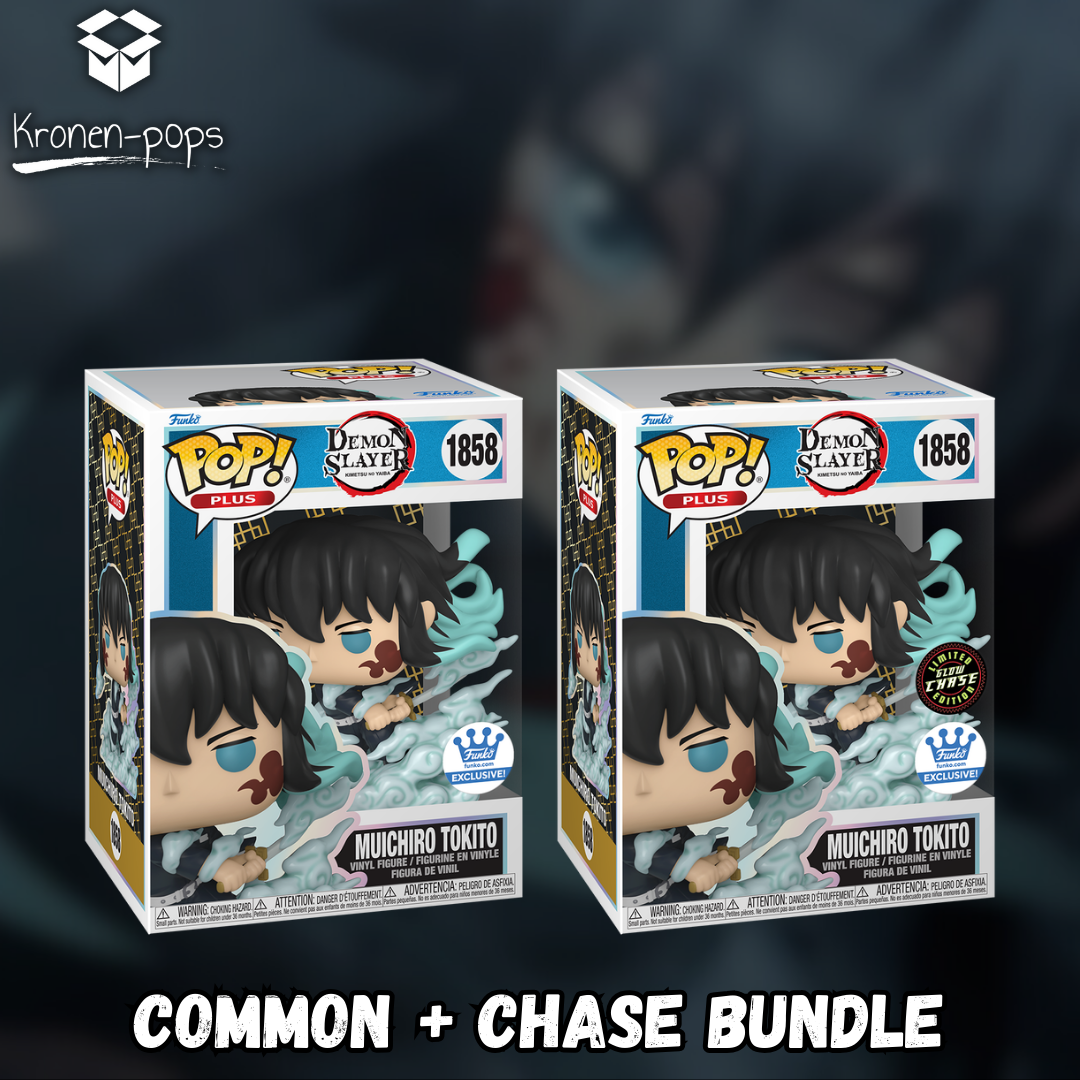 Demon Slayer - Muichiro Tokito (Mist Breathing) Common + Chase Funko Pop! Bundle