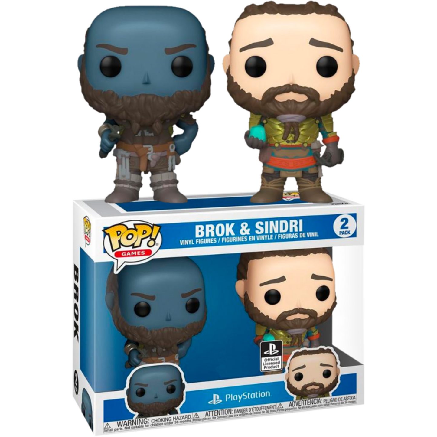 God of War (2018) - Brok & Sindri Funko Pop! 2-Pack (DAMAGED BOX)