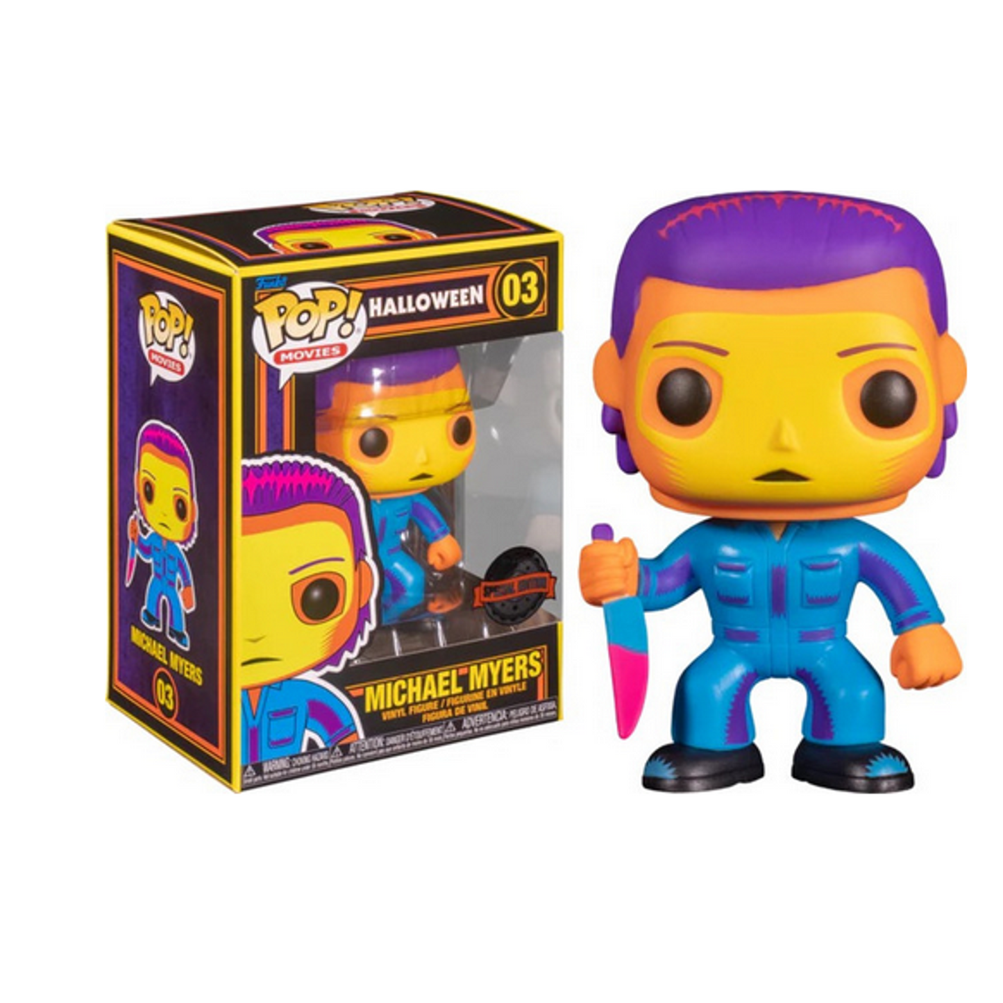 Halloween (1978) - Michael Myers Black light Funko Pop! (DAMAGED BOX)