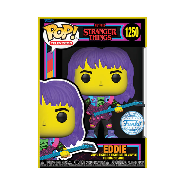 Eddie (With Guitar) Stranger Things Funko Pop #1250 store