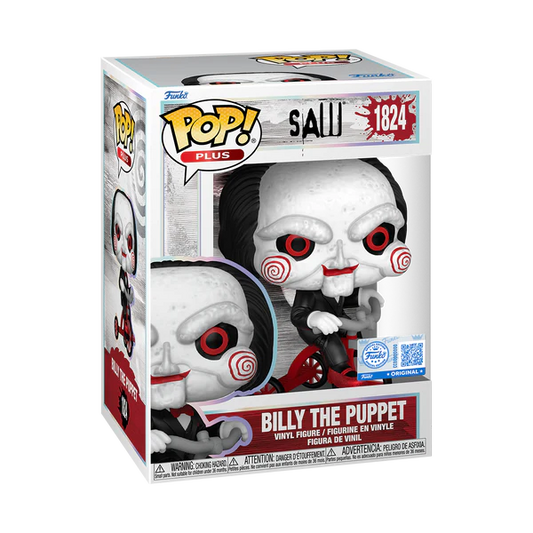 Saw - Billy The Puppet (On Tricycle) #1824 Funko Pop! Plus