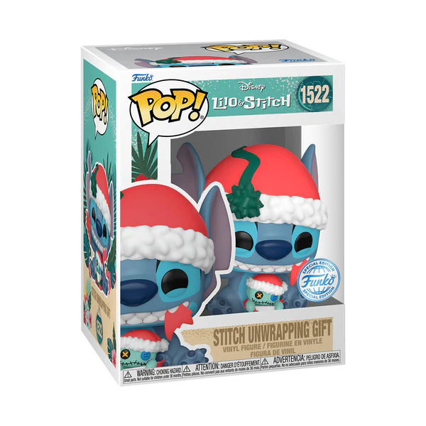 Lilo Stitch Stitch Unwrapping Gift Funko Pop Kronen p0ps