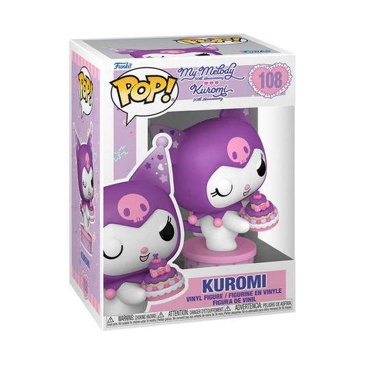 Kuromi 20th Anniversary - Kuromi (With Cake) #108 Funko Pop!