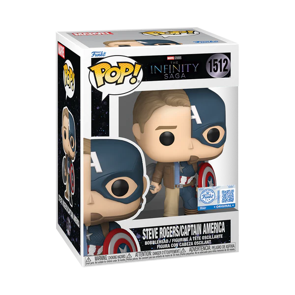 Marvel Studios Infinity Saga - Steve Rogers/Captain America #1512 Funko Pop!
