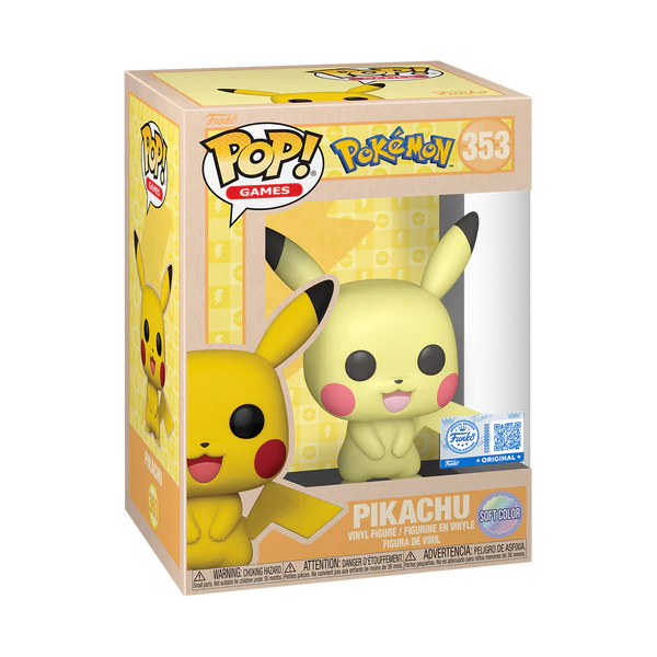 Pokemon - Pikachu (Soft Color) #353 Funko Pop!