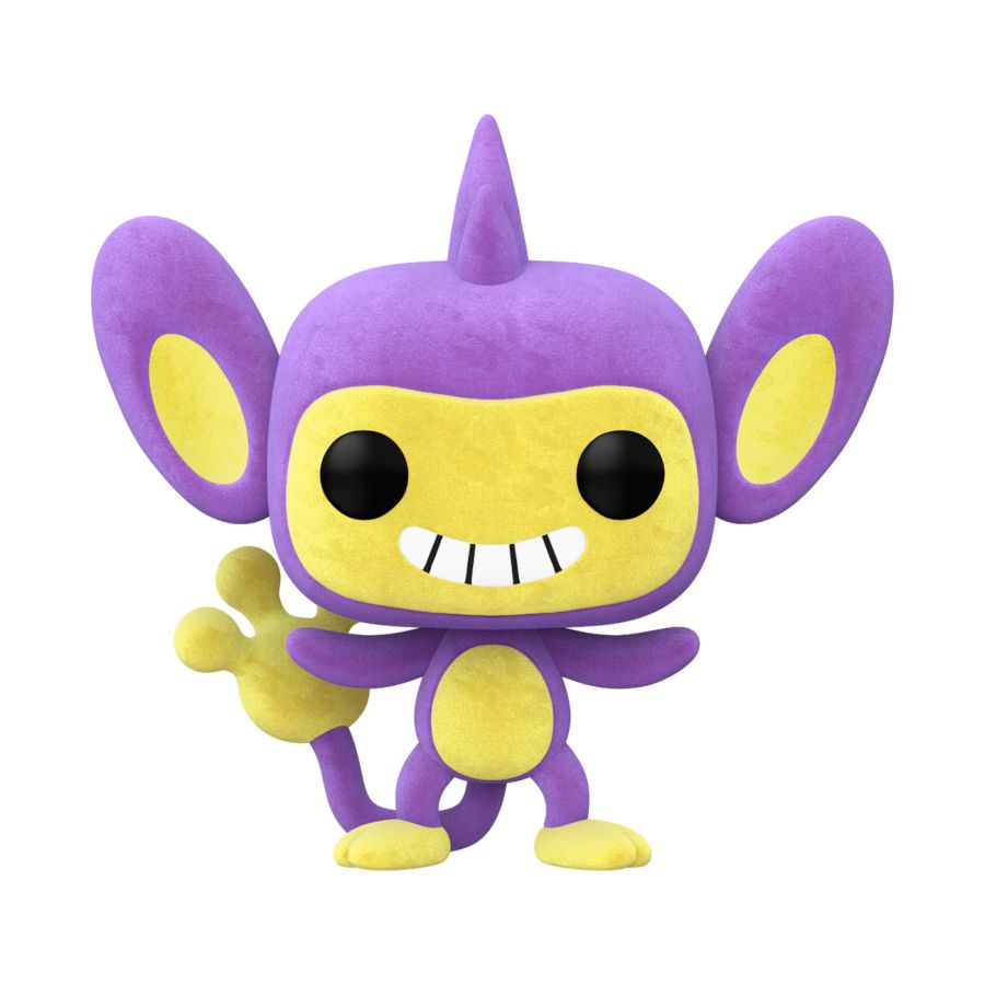 Pokemon - Aipom Flocked Funko Pop!