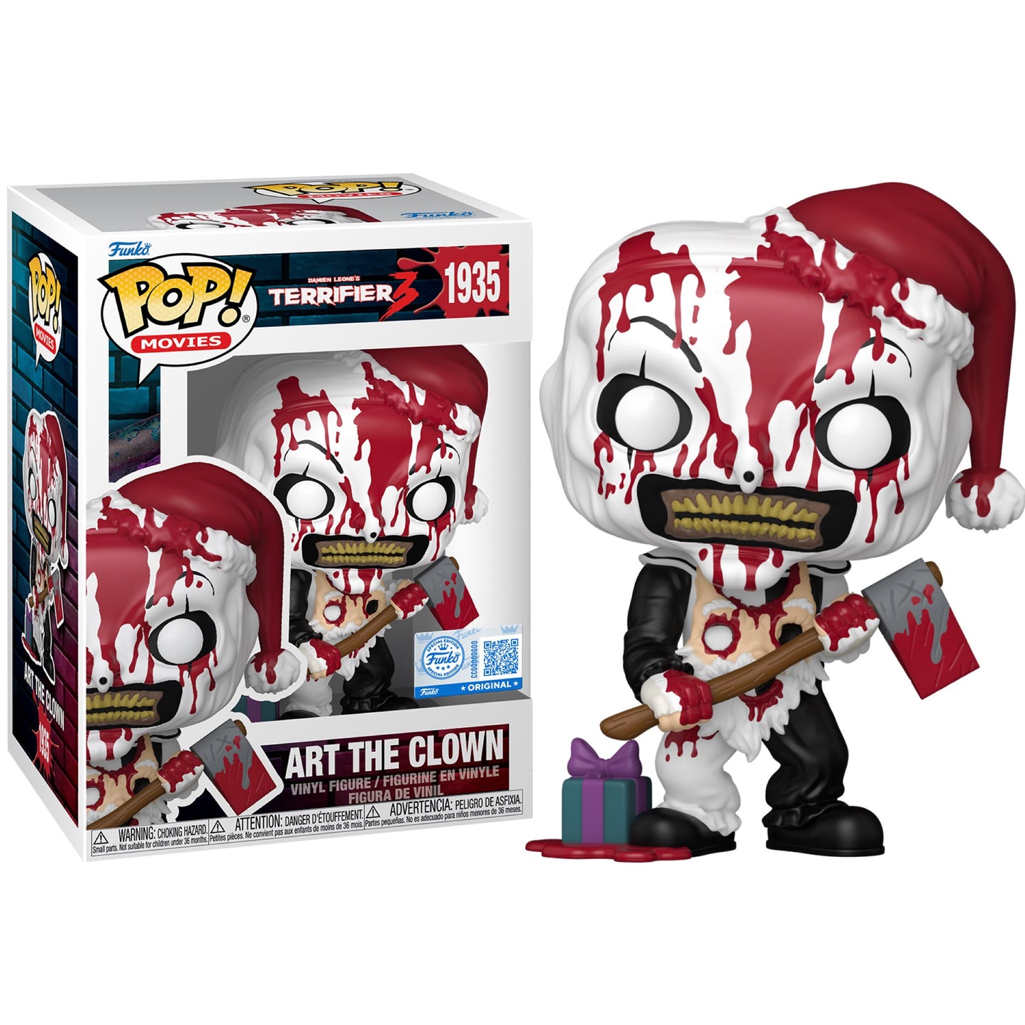 Terrifier 3 – Art The Clown with Axe #1935 Funko Pop!