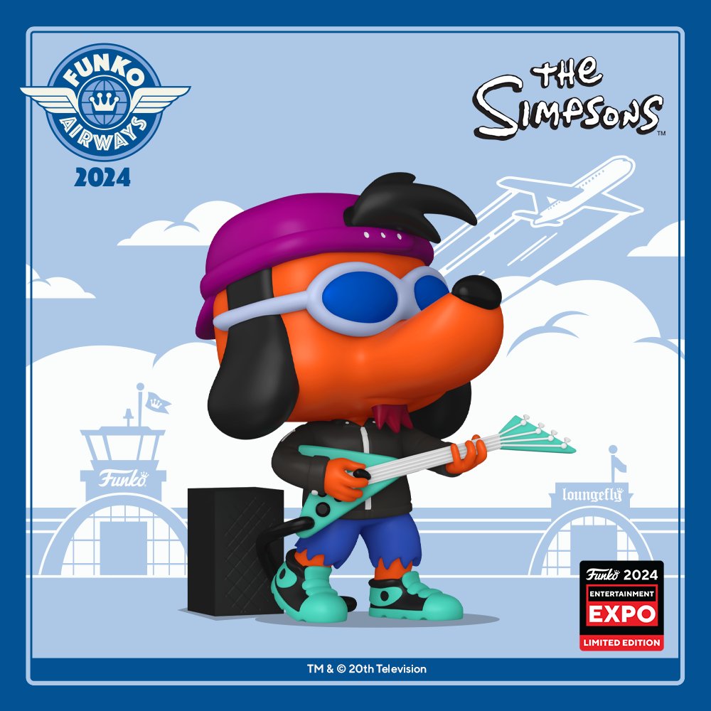 The Simpsons - Poochie C2E2 Expo Exclusive Funko Pop!