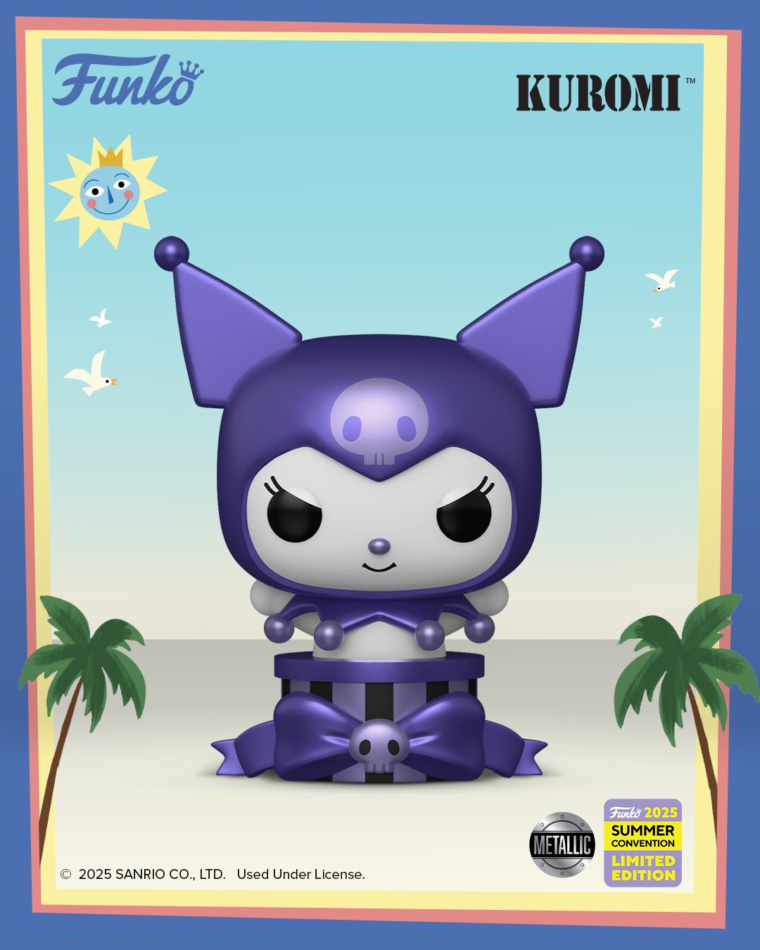 Sanrio - Kuromi Metallic 2025 Summer Convention Exclusive Funko Pop!