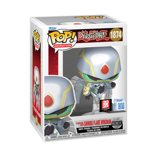 Yu-Gi-Oh! - Elemental Hero Shining Flare Wingman (Metallic) #1874 Funko Pop!