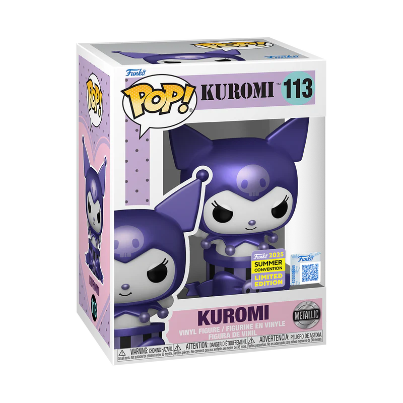 Sanrio - Kuromi Metallic 2025 Summer Convention Exclusive Funko Pop!