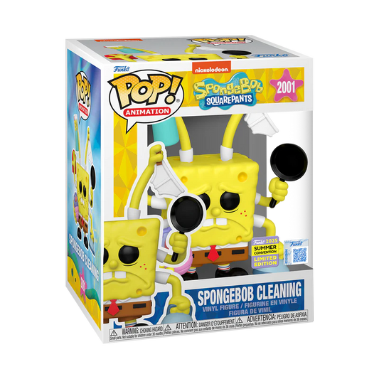 Spongebob - Spongebob Cleaning 2025 Summer Convention Exclusive Funko Pop!