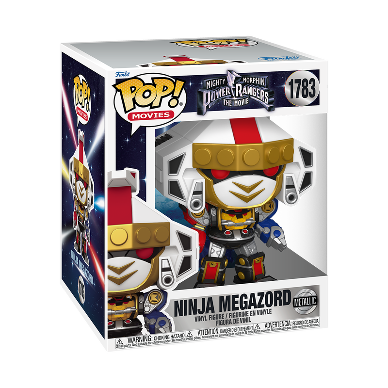 Mighty Morphin Power Rangers The Movie - Ninja Megazord (Metallic) Funko Pop! Super