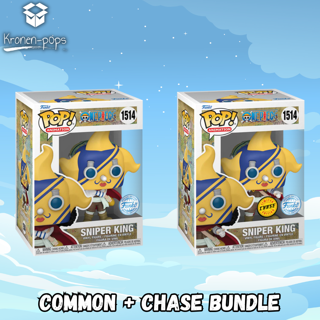 One Piece - Sniper King Common + Chase Funko Pop! Bundle