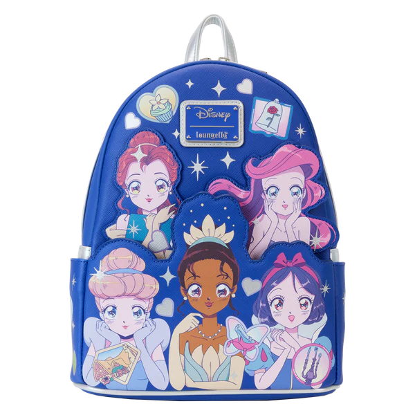Loungefly Disney - Disney Princess Manga Style Mini Backpack