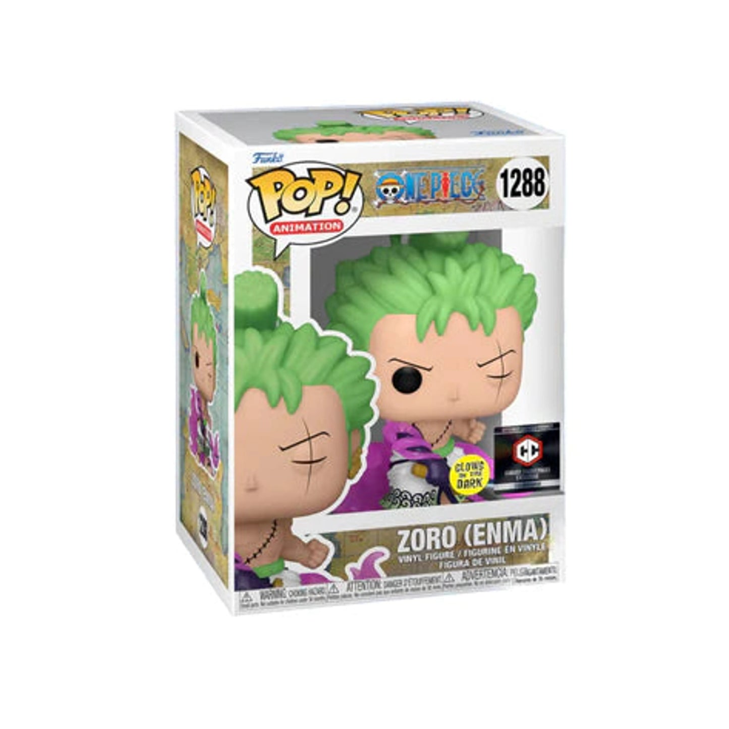 One Piece - Zoro with Enma Glow Funko Pop! (DAMAGED BOX)