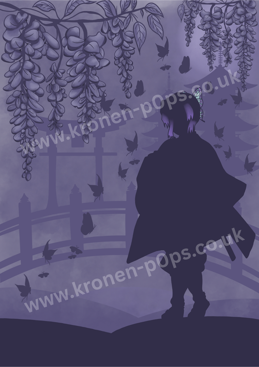 Butterfly Blade A5 Art Print