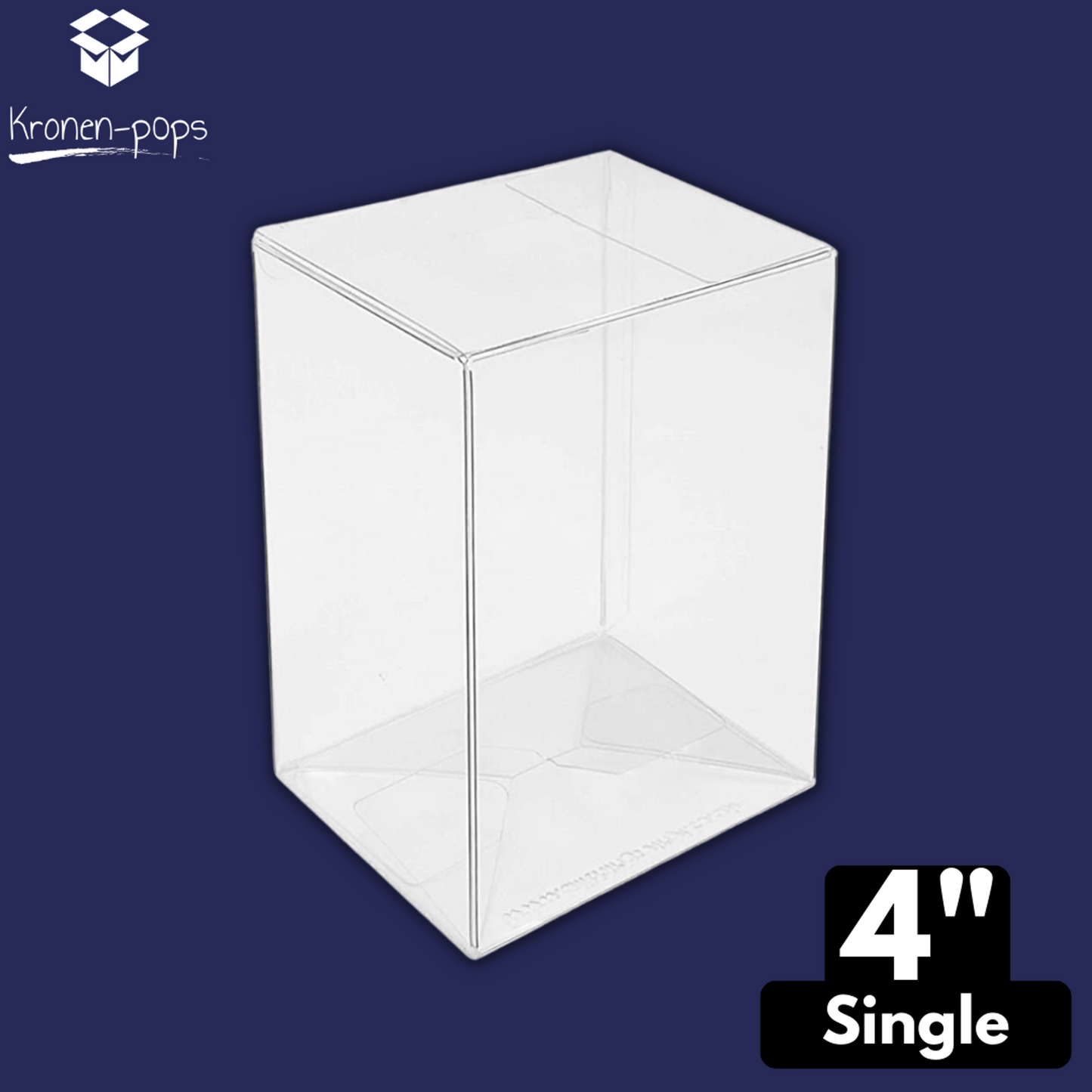 Kronen-p0ps 4" 0.50mm Premium Funko Pop! Protector