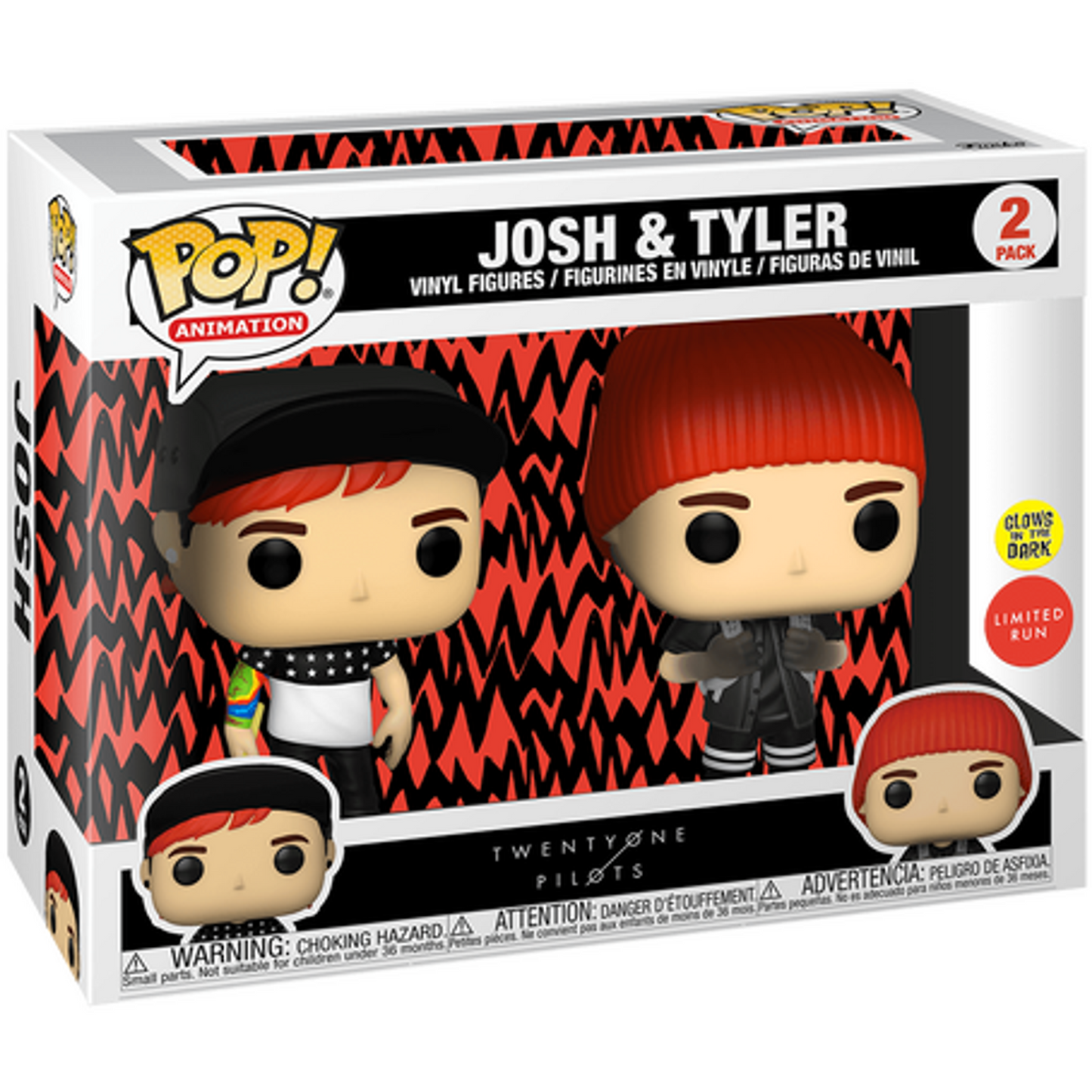 Twenty One Pilots - Stressed Out 2-pack Funko Pop! (DAMAGED BOX)