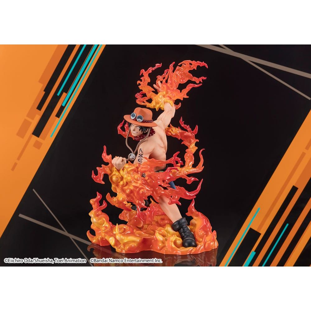 One Piece FiguartsZERO PVC Statue (Extra Battle) Portgas. D. Ace -One Piece Bounty Rush 5th Anniversary- 17 cm