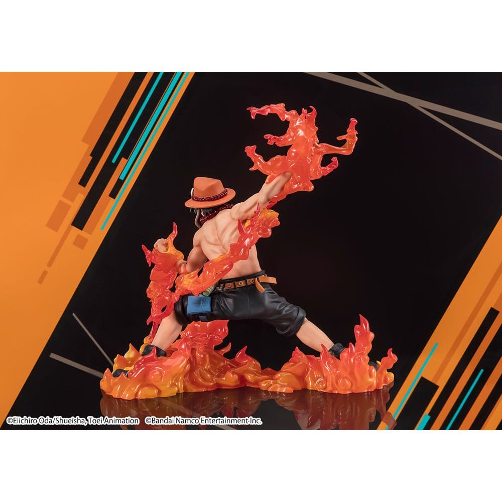 One Piece FiguartsZERO PVC Statue (Extra Battle) Portgas. D. Ace -One Piece Bounty Rush 5th Anniversary- 17 cm
