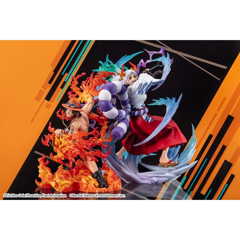 One Piece FiguartsZERO PVC Statue (Extra Battle) Portgas. D. Ace -One Piece Bounty Rush 5th Anniversary- 17 cm