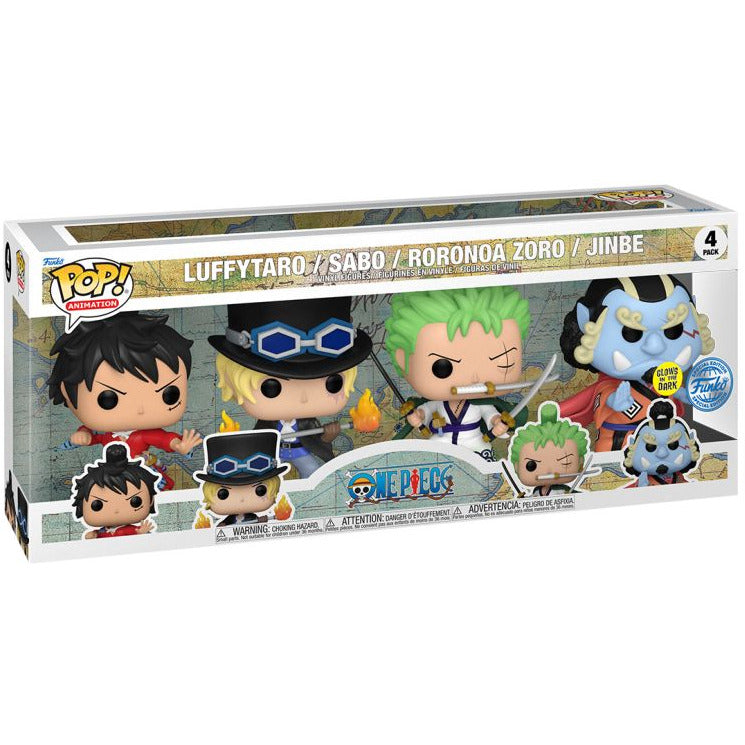 One Piece - Series 4 Exclusive Funko Pop! 4-Pack (DAMAGED BOX