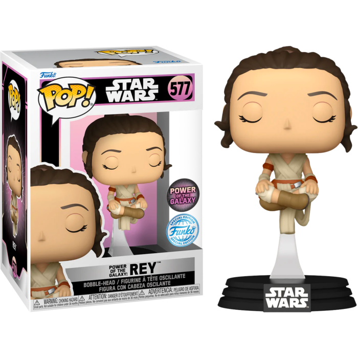 Star Wars Power of the Galaxy Rey Skywalker Funko Pop Kronen