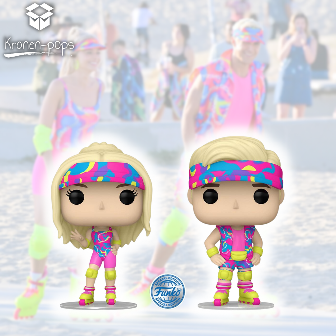 Embracing New Magic: Barbie The Movie - Skating Barbie & Skating Ken Funko Pop! 2-Pack