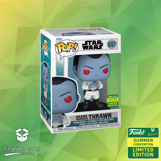 Star Wars: Ahsoka -  Grand Admiral Thrawn (Steepling) 2024 Summer Convention Exclusive Funko Pop!