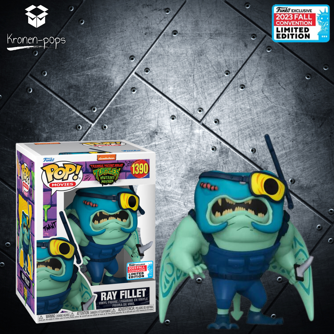 Teenage Mutant Ninja Turtles Mutant Mayhem - Ray Fillet 2023 Fall Convention Exclusive Funko Pop!