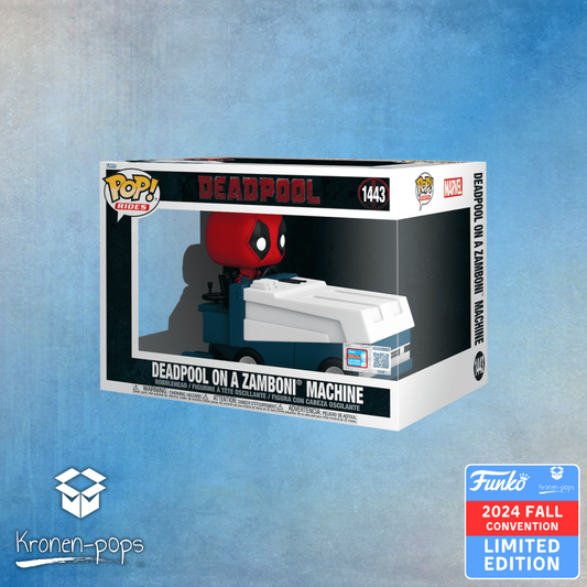 Deadpool - Deadpool on a Zamboni Machine 2024 Fall Convention Exclusive Funko Pop! Ride