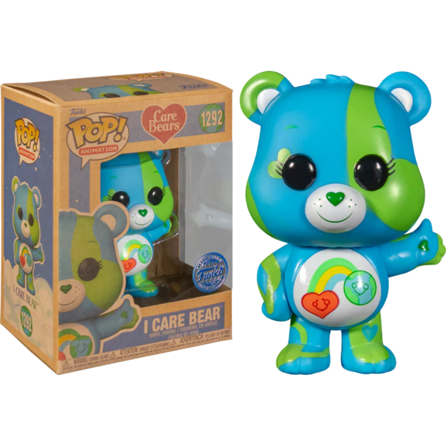 Care Bears: Earth Day 2023 - I Care Bear Funko Pop! (DAMAGED BOX)