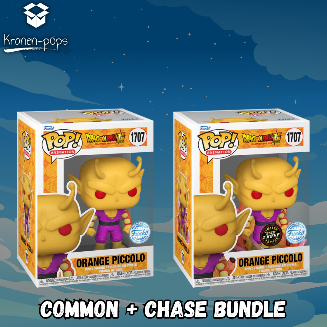 Dragon Ball: Super Hero  - Orange Piccolo Common + Chase Funko Pop! Bundle