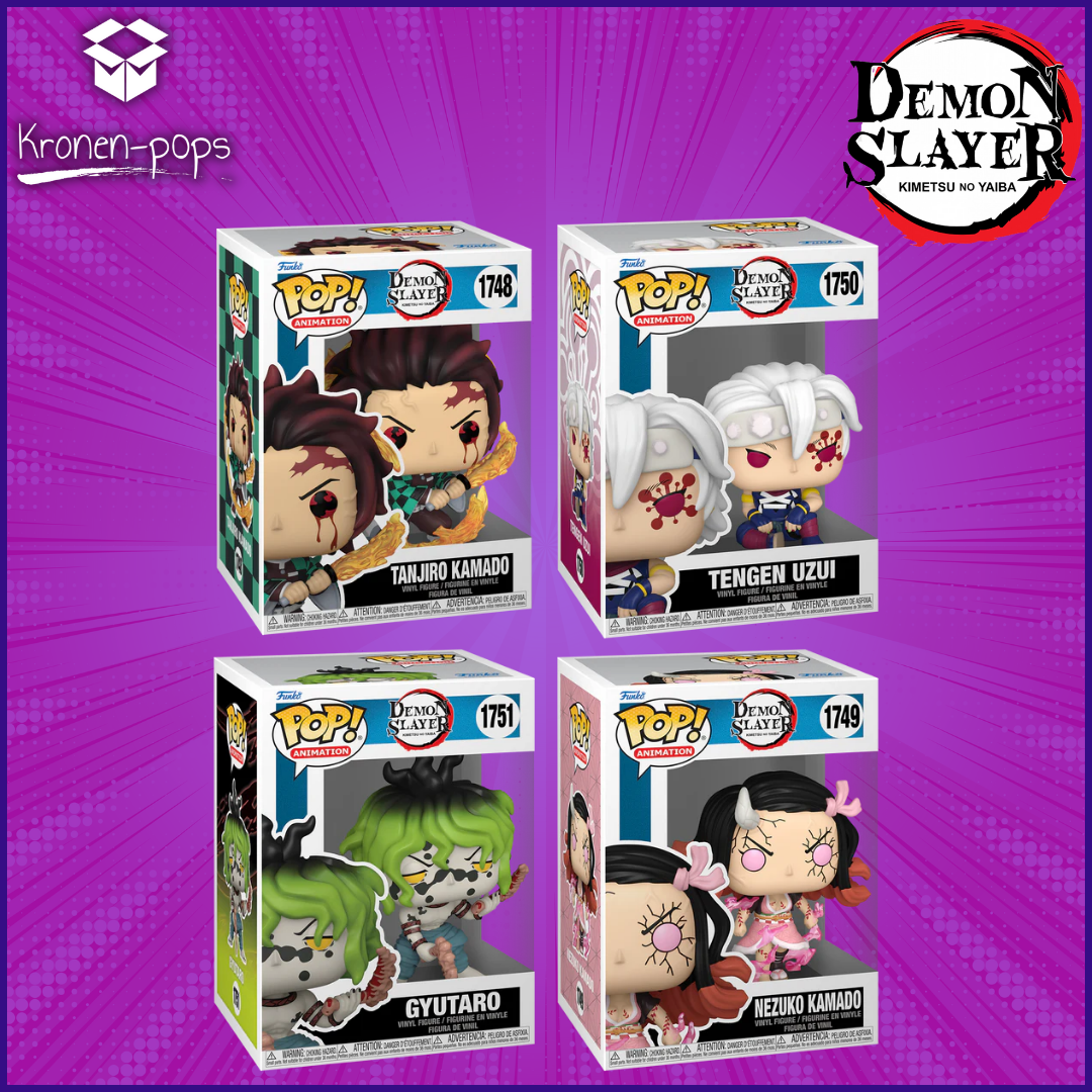 Demon Slayer - Entertainment District Arc (Set of 4) Funko Pop! Vinyl Figures