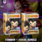 Dragon Ball GT - Super Saiyan 4 Vegeta (Flocked) #2078 Common + Chase Funko Pop! Bundle