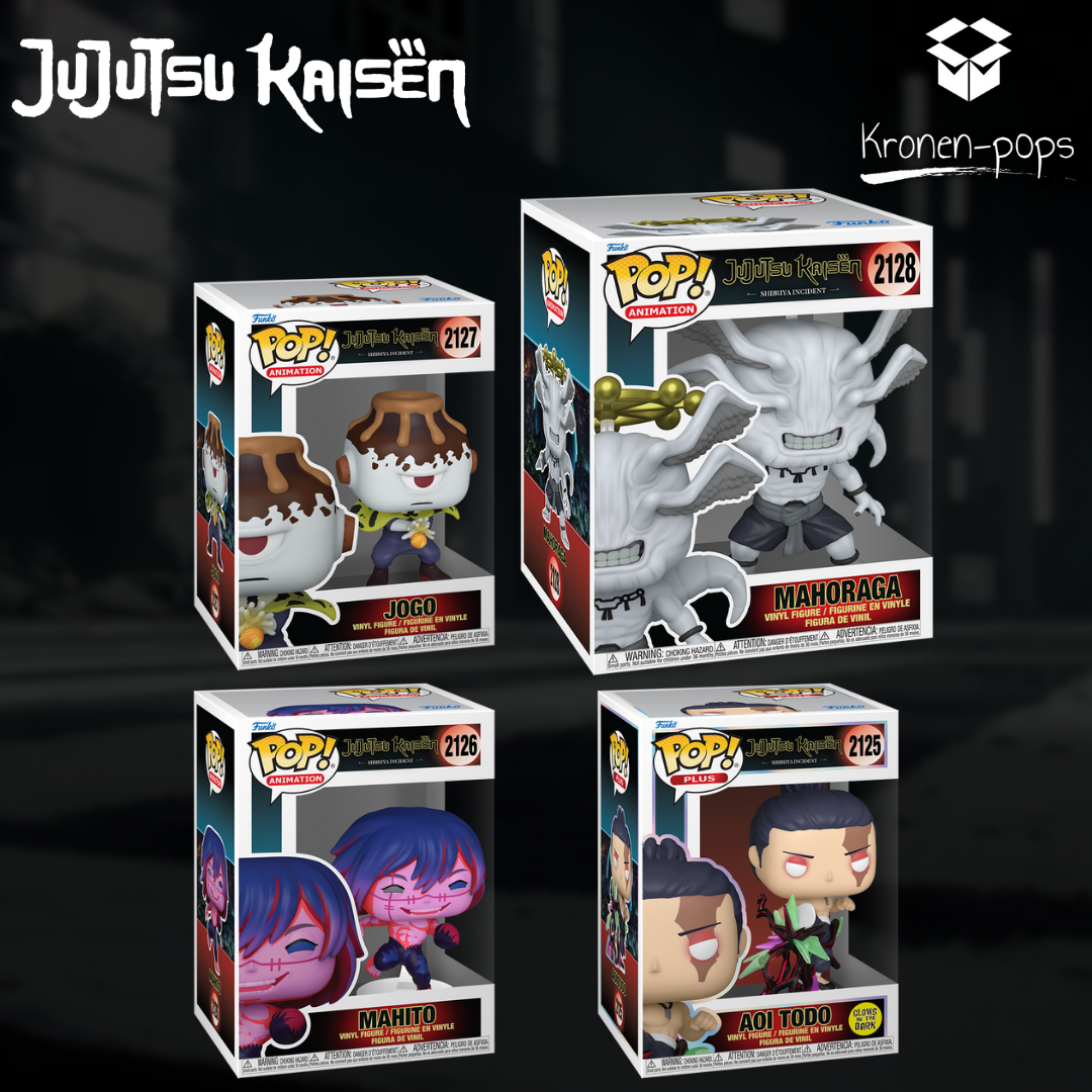 Jujutsu Kaisen - Shibuya Incident Arc Bundle set of 4 Funko Pop! Vinyl Figures