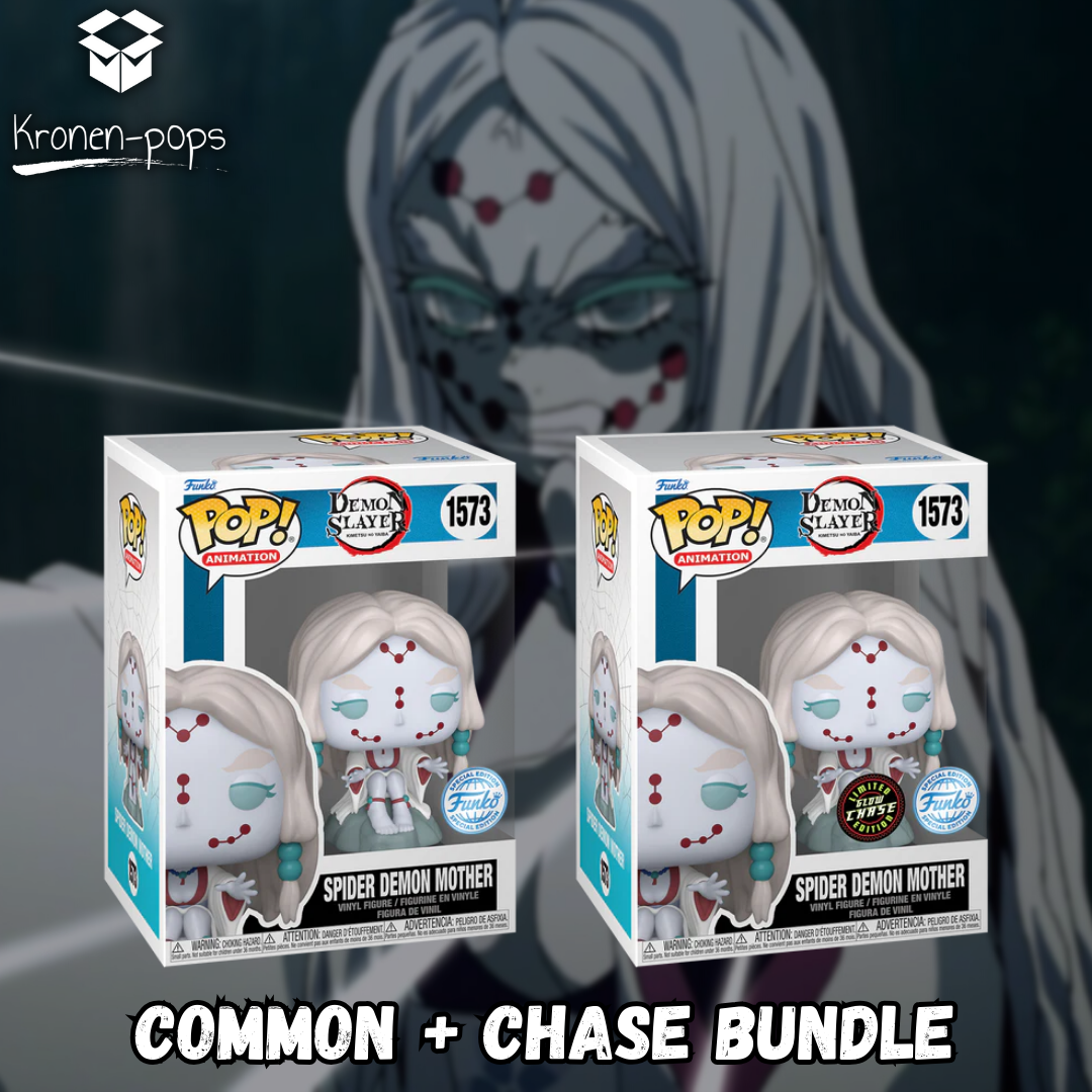 Demon Slayer - Spider Demon Mother Common + Chase Funko Pop! Bundle