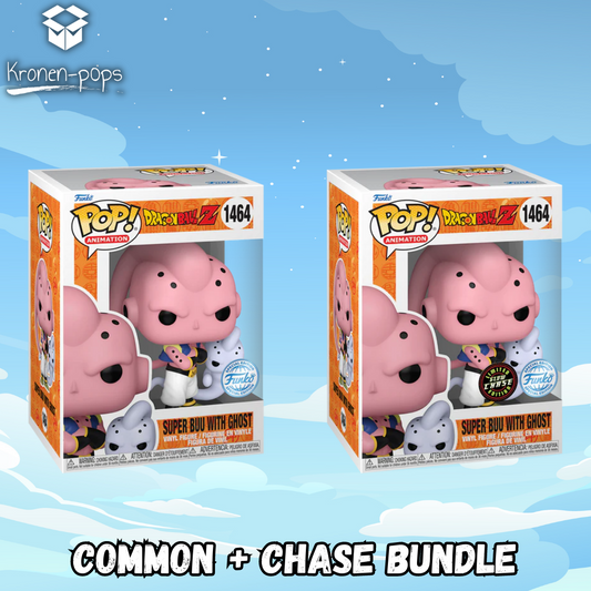 Dragonball Z - Super Buu With Ghost Common + Chase Funko Pop! Bundle