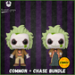 Beetlejuice Beetlejuice - Beetlejuice in Cardigan Common + Chase Funko Pop!