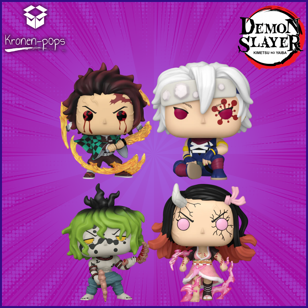 Demon Slayer - Entertainment District Arc (Set of 4) Funko Pop! Vinyl Figures