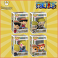 One Piece - The Straw Hat Pirates (Set of 4) Funko Pop! Vinyl Figures